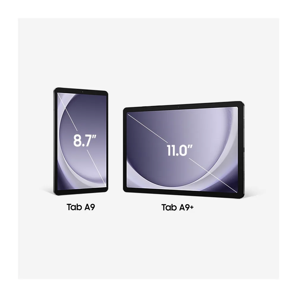 Samsung Galaxy Tab A9+ Tablet Android, 128 GB Almacenamiento, WiFi, Pantalla 11”, Sonido 3D, Gris (Versión — 4