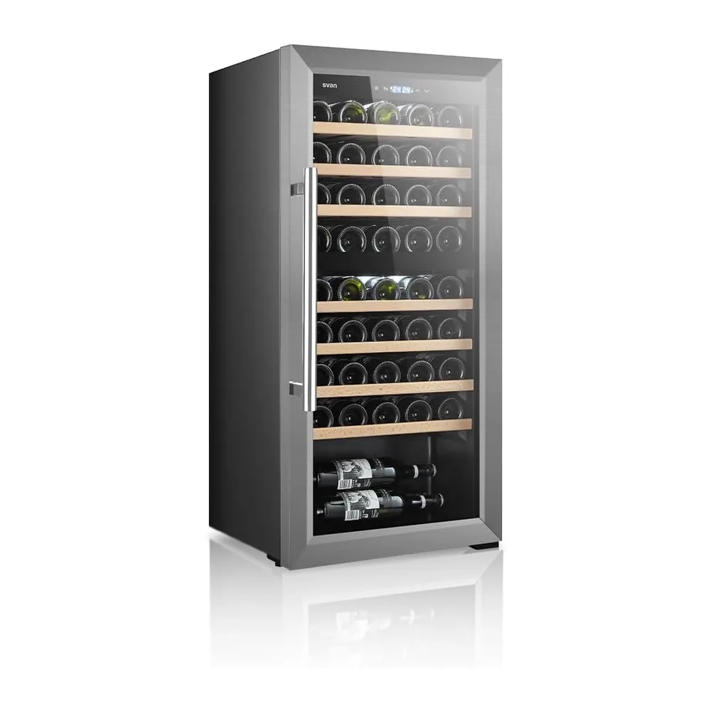 SVAN Vinoteca 45 Botellas Negro SVN4500D. 85W
