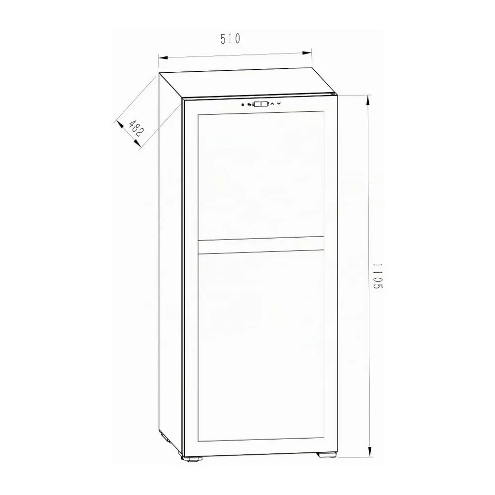 SVAN Vinoteca 45 Botellas Negro SVN4500D. 85W — 3