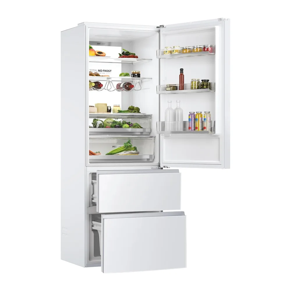 Haier 3D 70 Series 7 HTW7720DNGW - Frigorífico Combi, WIFI, Botellero, Cajones Direct Access, 483L, My Zone — 2