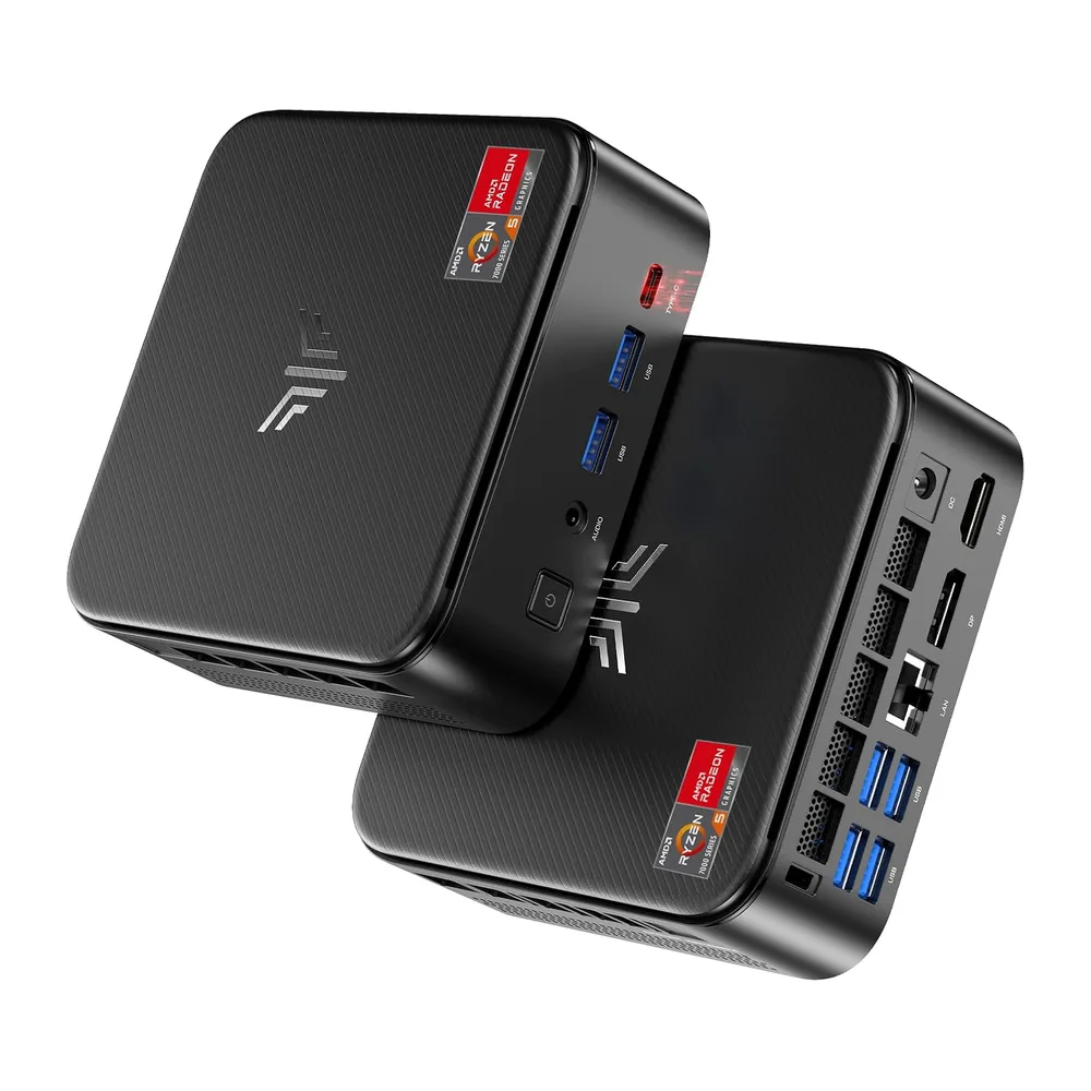 NiPoGi E3B Mini PC AMD Ryzen 5 7430U hasta 4,3 GHz 16GB RAM 512 GB SSD