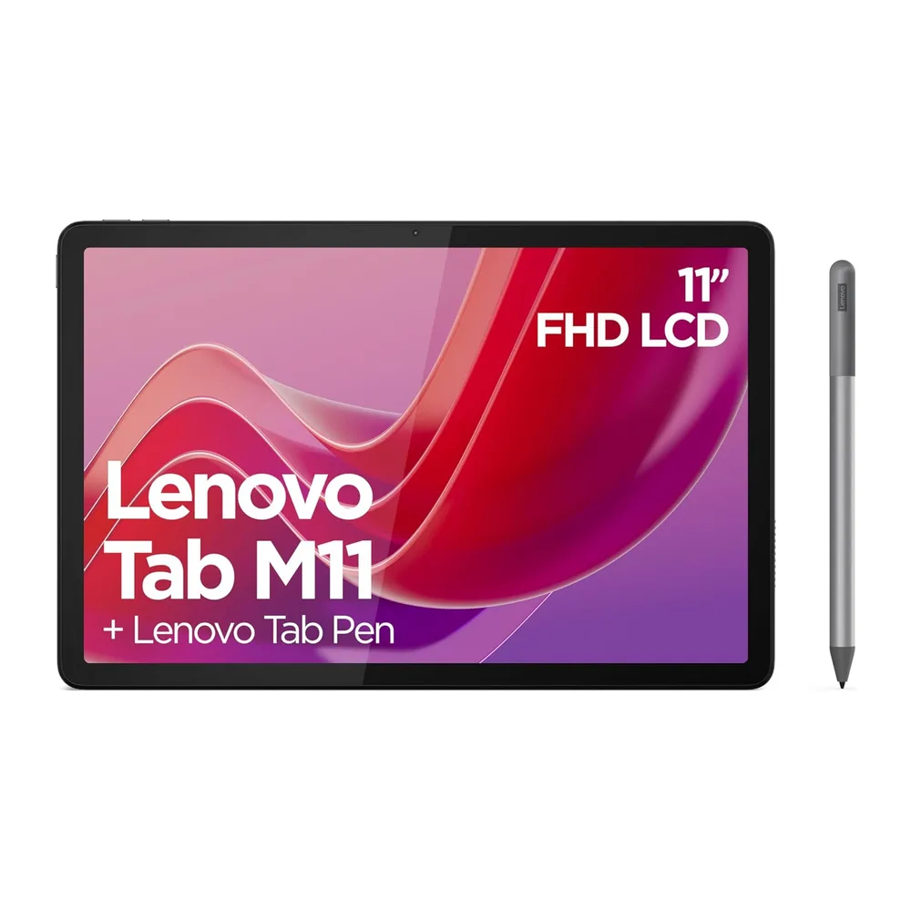Lenovo Tablet Tab M11, Pantalla táctil de 11 Pulgadas, MediaTek G88, 4 GB de RAM, 128 GB eMMC 5.1, Android — 2