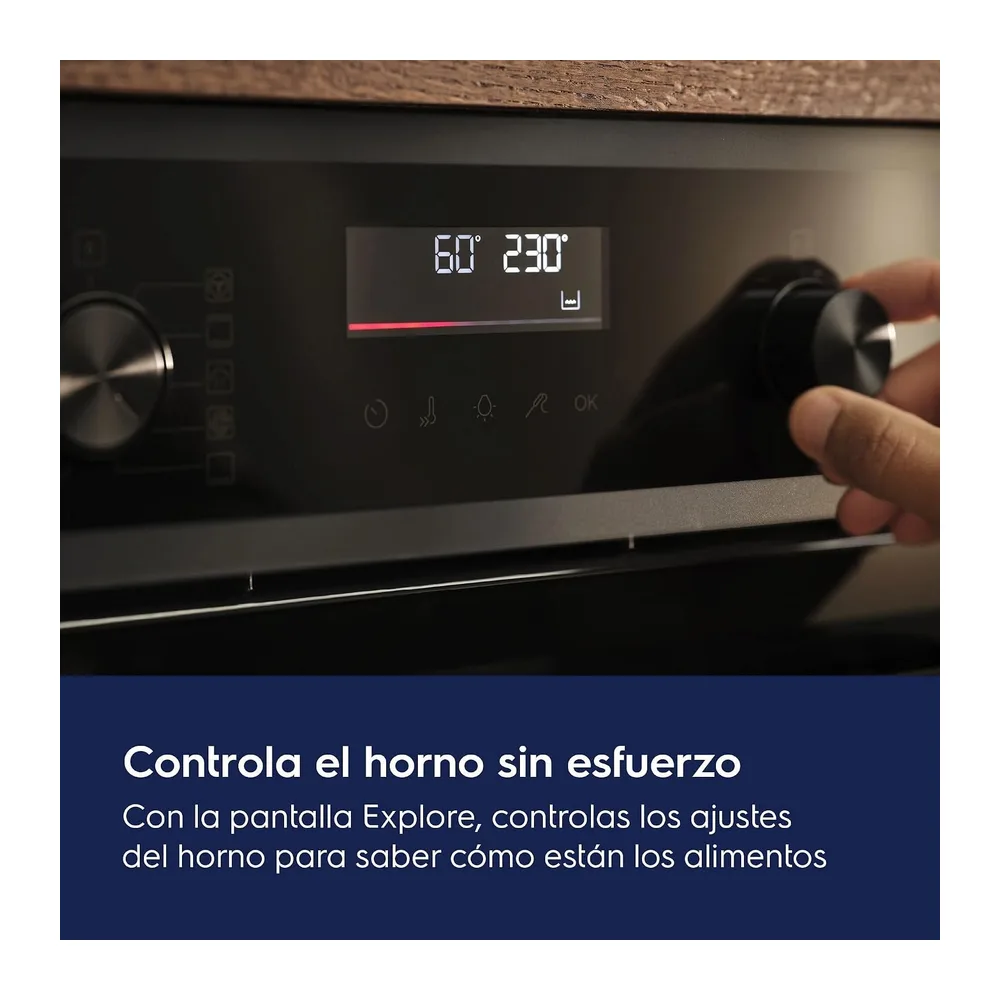 Electrolux Horno Multifunción EOF6P54TX, 72 L, Función Grill, 1000W, Tecnología SurroundCook, Limpieza — 4