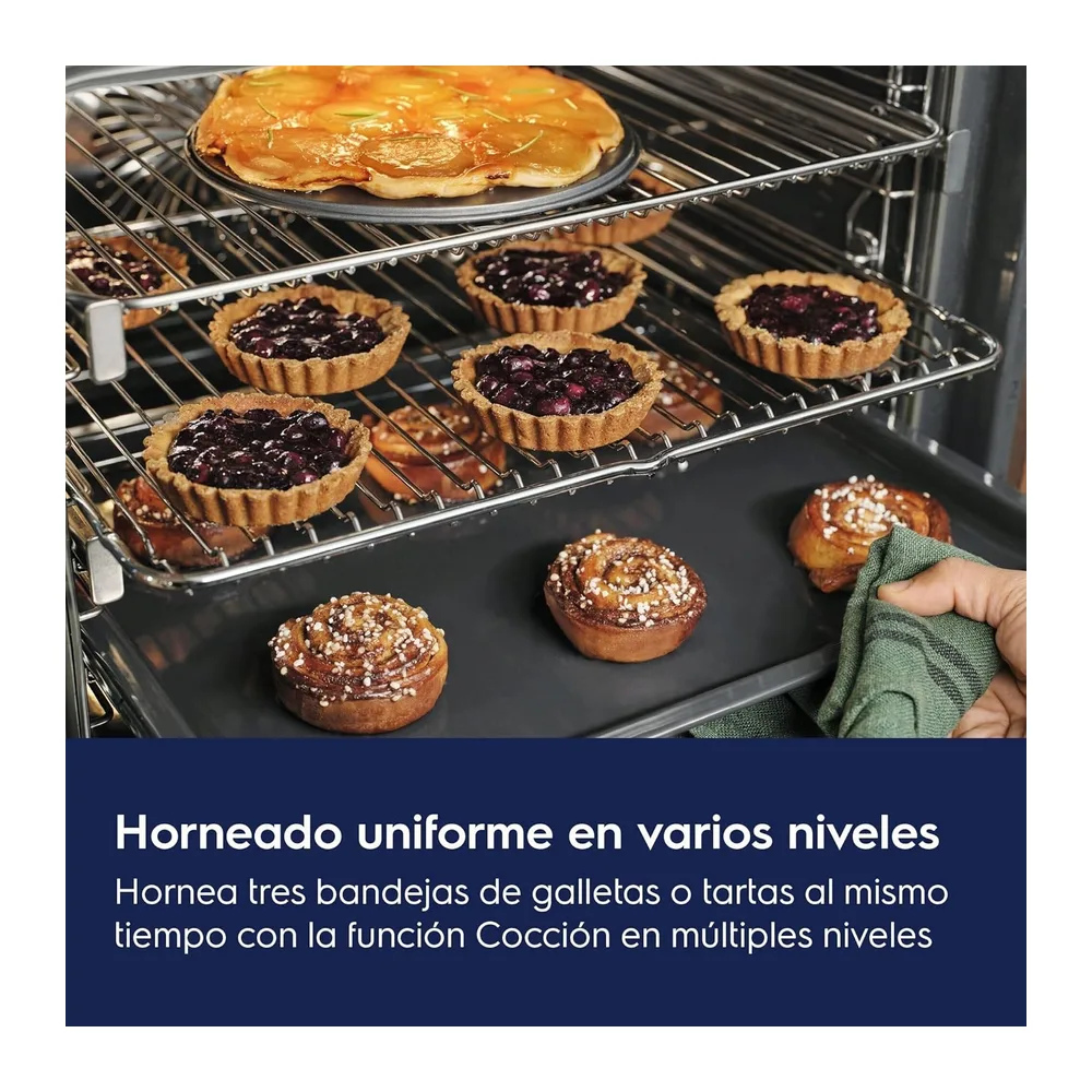 Electrolux Horno Multifunción EOF6P54TX, 72 L, Función Grill, 1000W, Tecnología SurroundCook, Limpieza — 5