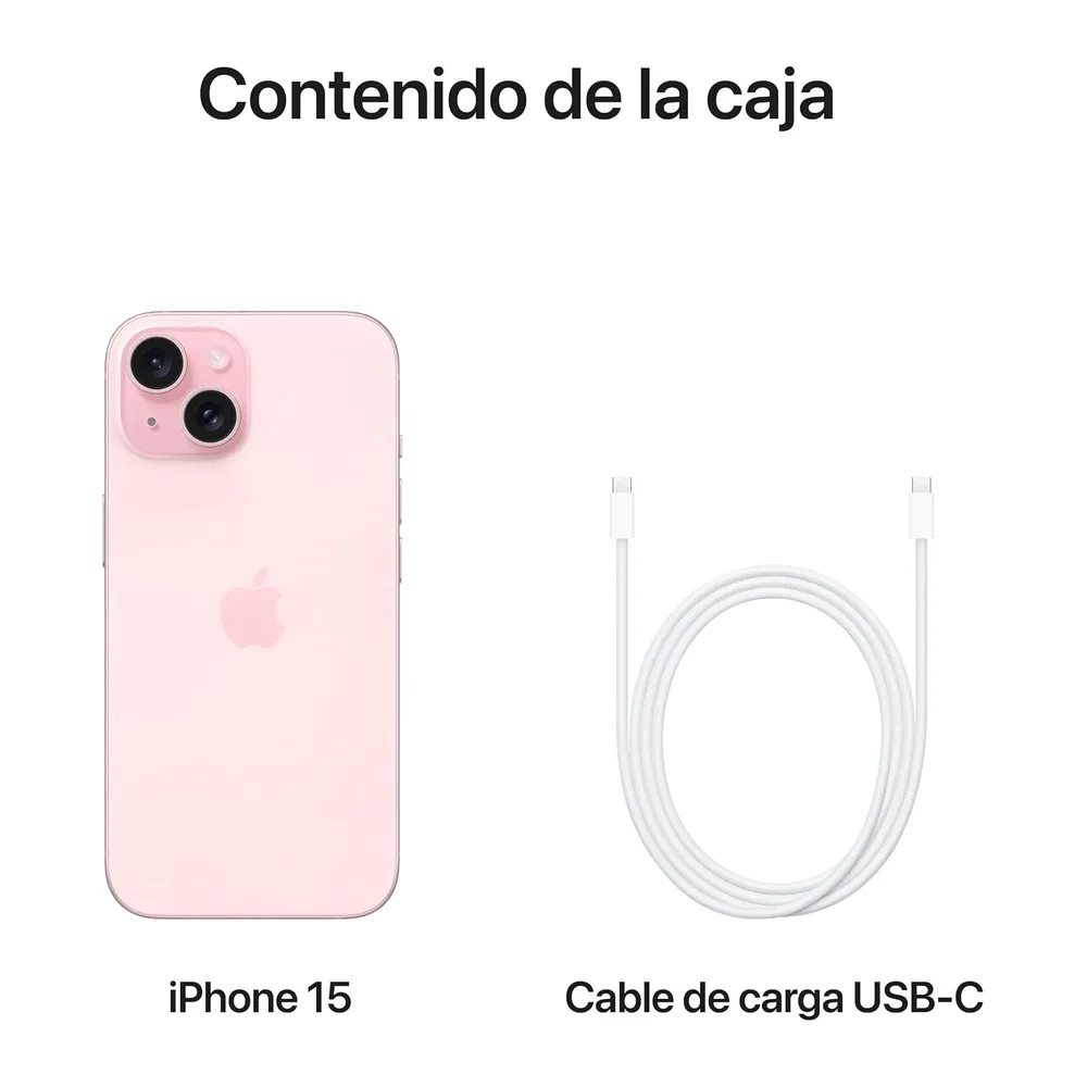 Apple iPhone 15 128 GB - Rosa (Reacondicionado) — 6