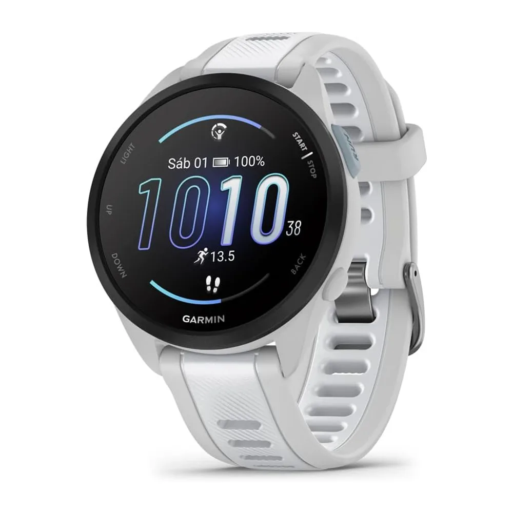 Garmin Forerunner 165 Music, Reloj Inteligente para Correr con GPS, Blanco