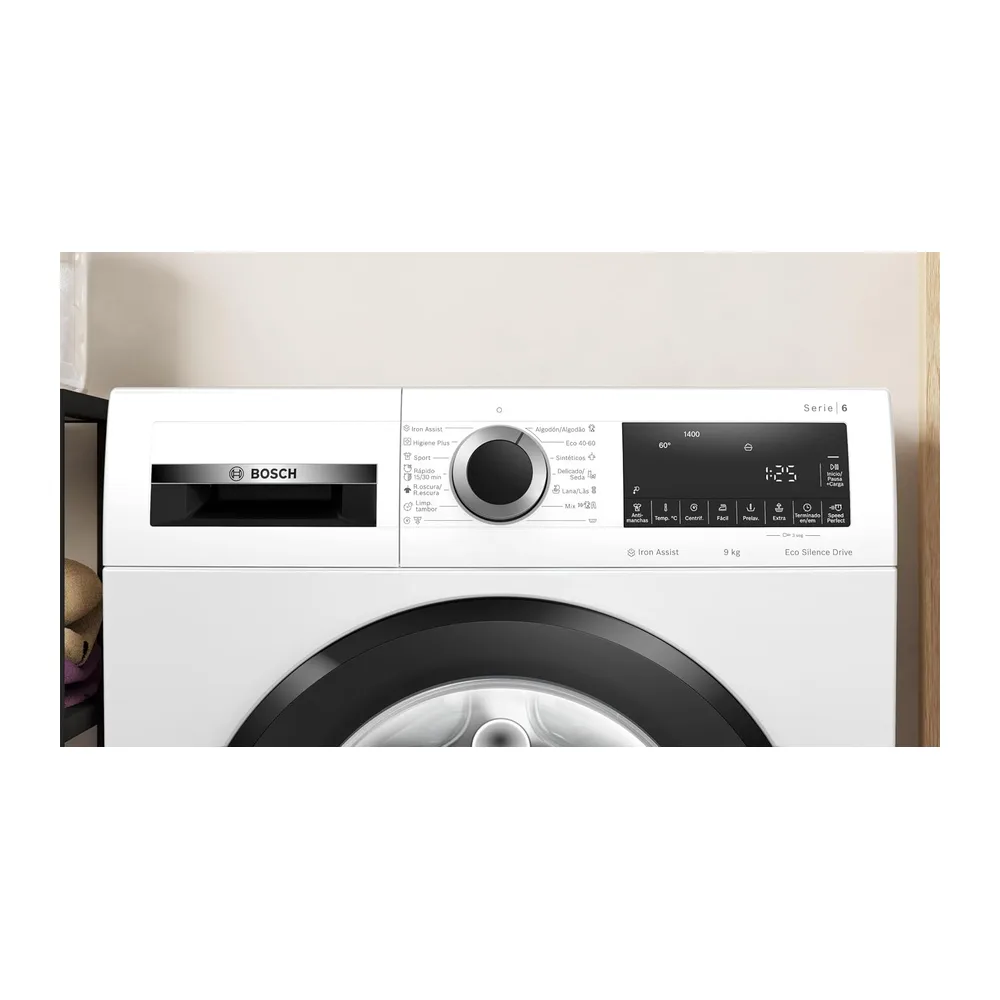 Bosch, Lavadora, Serie 6, 9 kg, Silenciosa, blanco, WGG244Z0ES [Clase de eficiencia energética A] — 3