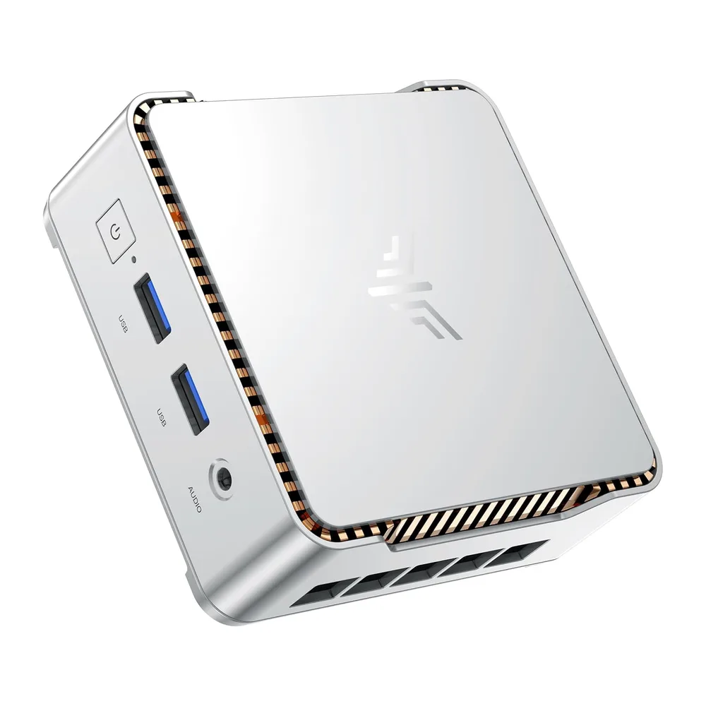 NiPoGi Pinova P2 Mini PC,АMD Ryzen 7330U,Win-11 Pro,(4C/8T,hasta 4,3GHz)