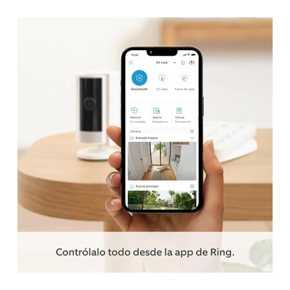 Kit de Ring Alarm M + Cámara interior (Indoor Camera 2ª gen) con Suscripción a Ring Home (a la venta por — 6