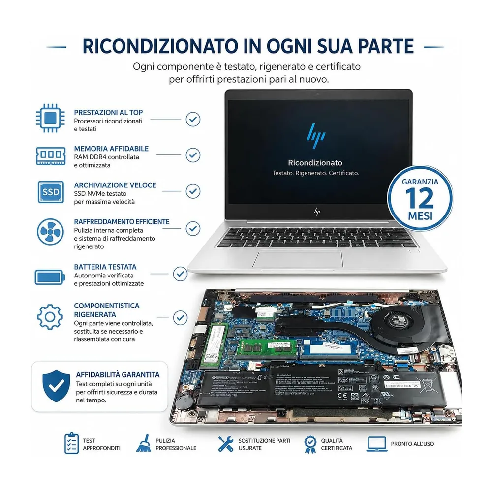 HP EliteBook 840 G6 14 pulgadas 1920 x 1080 Full HD Intel Core i7 8665U 512GB SSD HDD 32GB Memoria Windows 11 — 4