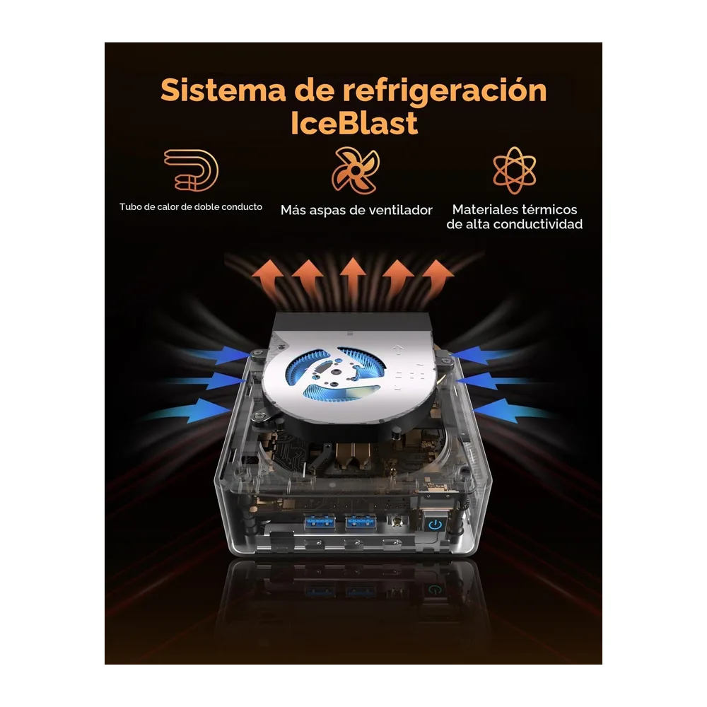 GEEKOM AE7 Mini PC con AMD Ryzen 9 7940HS Procesador — 5