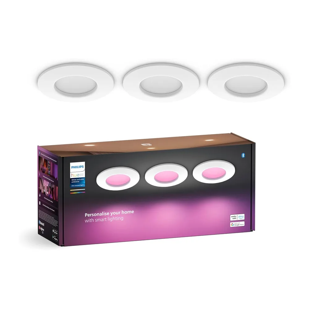 Philips Hue Downlights Slim (Pack de 3un)