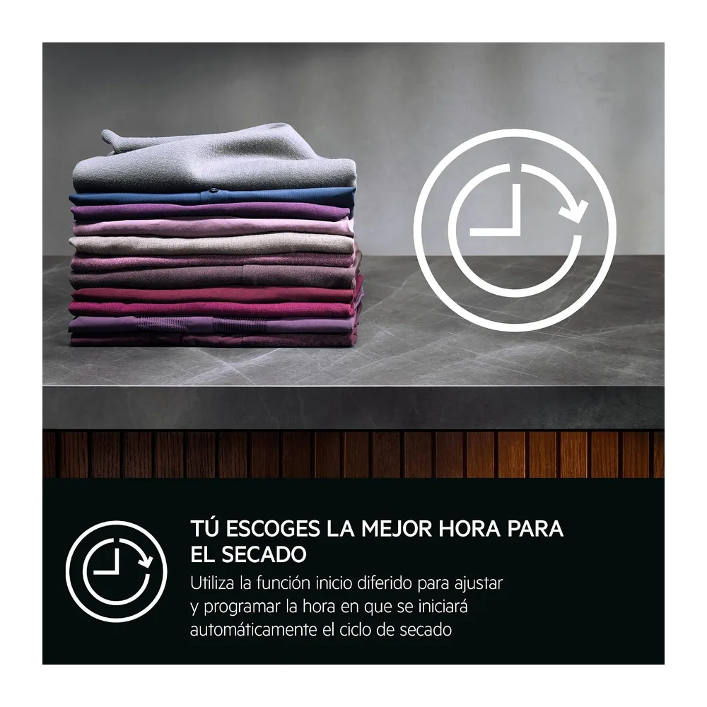 AEG TR818A2OB – Secadora con Bomba de Calor Serie 8000 AbsoluteCare, 8 kg, Control Preciso del Secado, — 6