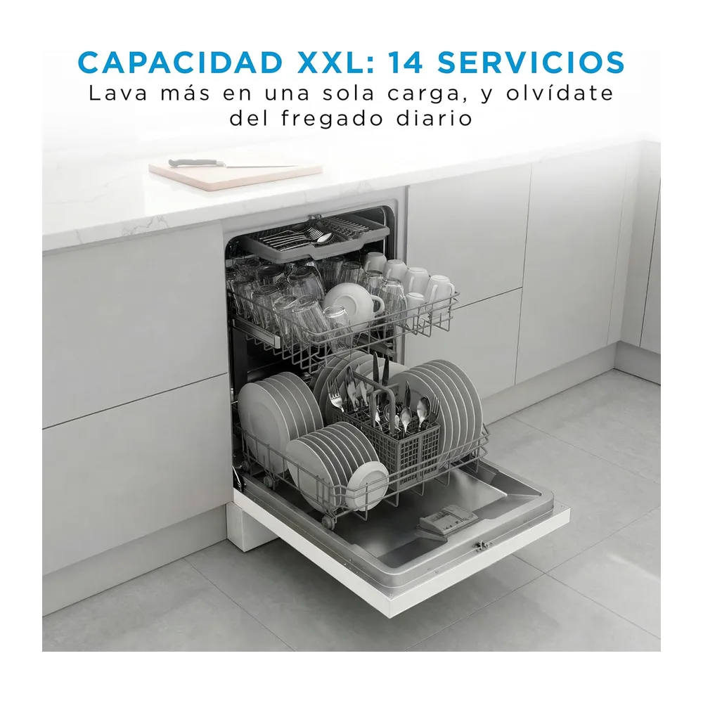 Midea Lavavajillas 60 cm+++ Blanco para 14 servicios — 5
