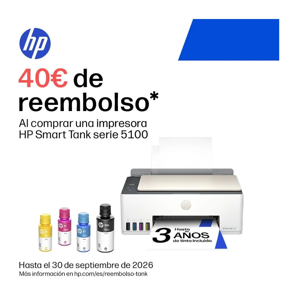 HP Impresora Multifunción Tinta Smart Tank 5108 Wi-Fi — 2
