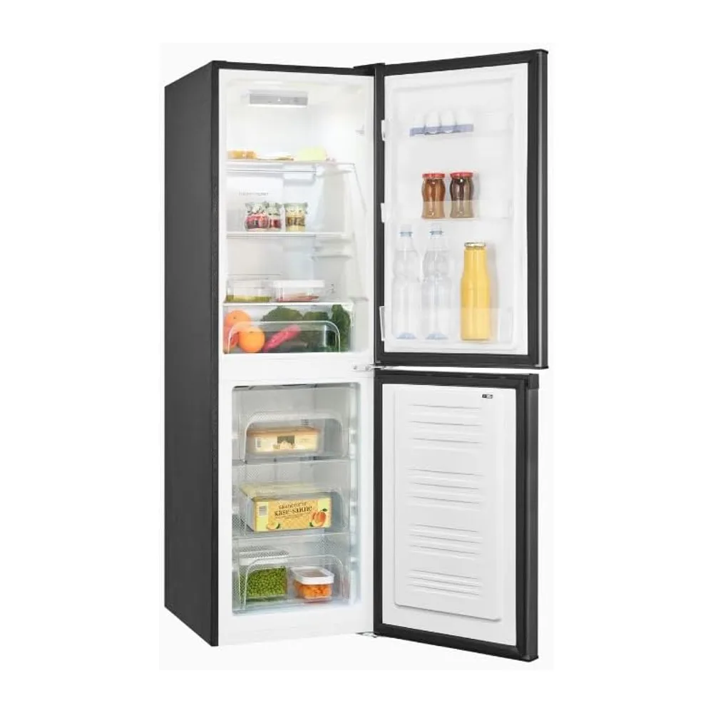 Exquisit® Frigorífico Combi No Frost 193L Inoxlook Antracita Clase E [Clase de eficiencia energética E] — 4