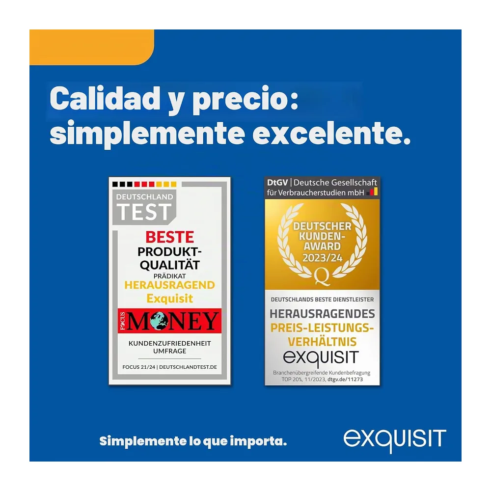 Exquisit® Frigorífico Combi No Frost 193L Inoxlook Antracita Clase E [Clase de eficiencia energética E] — 5