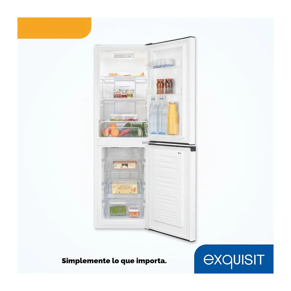 Exquisit® Frigorífico Combi No Frost 193L Blanco Clase E Multi Air Flow [Clase de eficiencia energética E] — 5