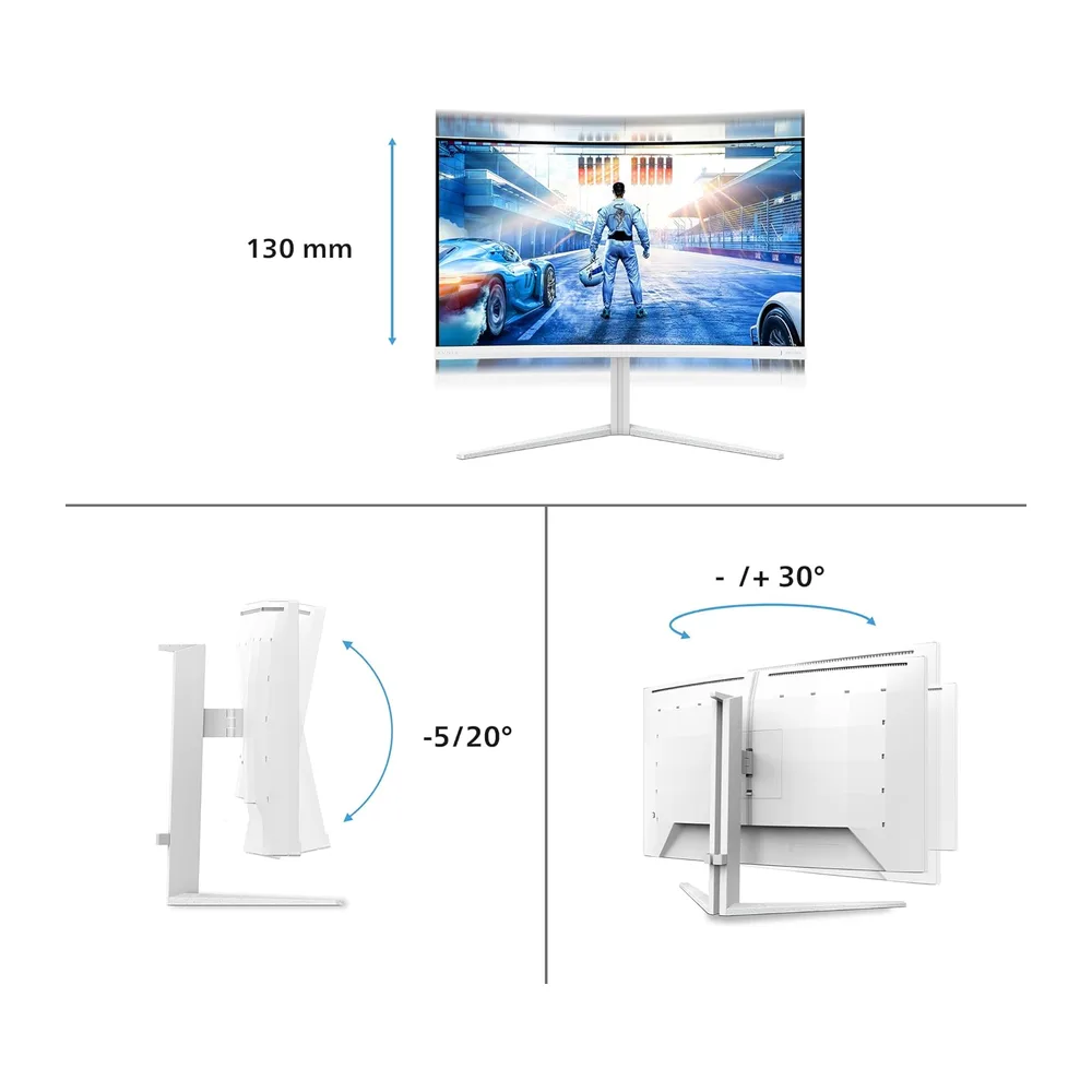 PHILIPS Evnia 32M2C5501 Gaming Monitor 32 Pulgadas 180Hz Panel Fast VA — 5