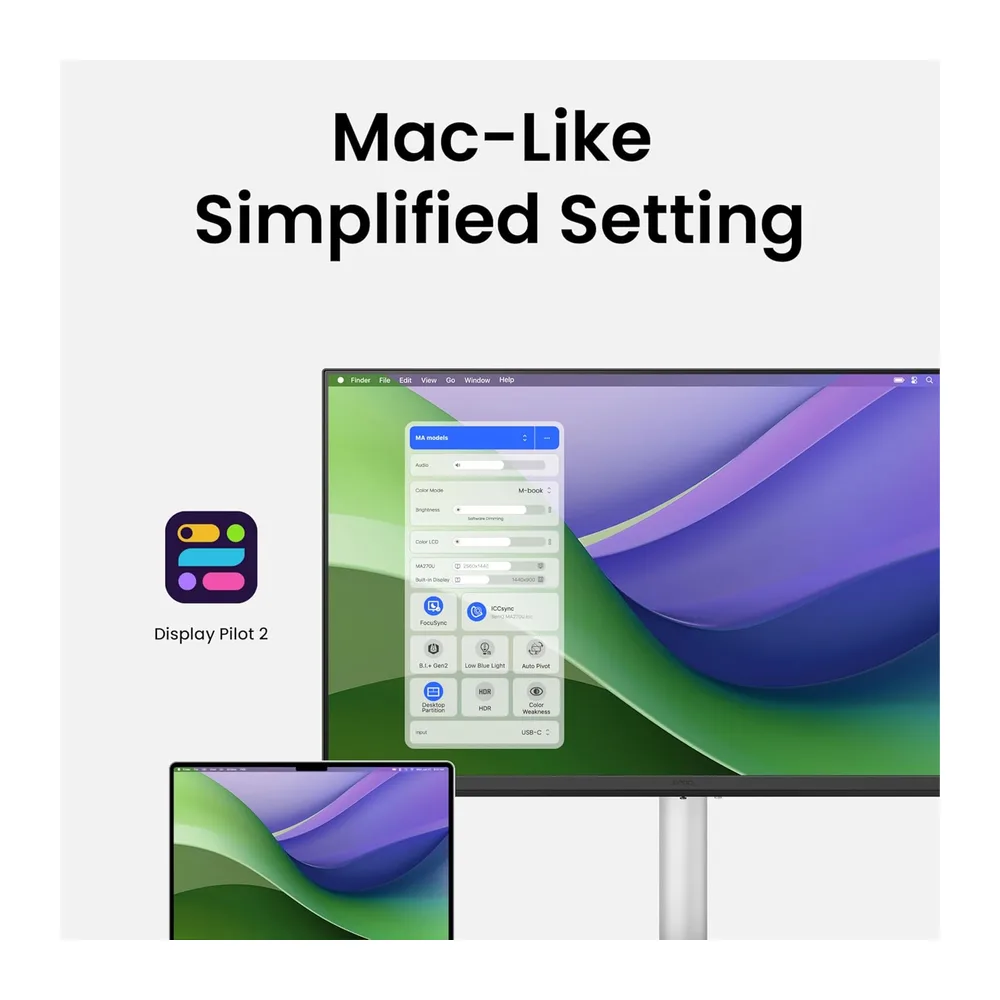 BenQ MA320U 32” Monitor 4K 3840x2160 para MacBook Pro/Air — 2