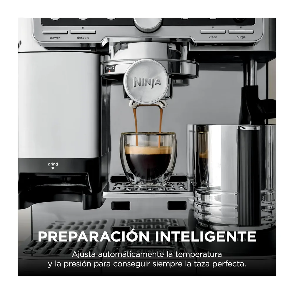 Ninja Luxe Pro, Cafetera 3 en 1 para Espresso, Plata, ES701EU — 5