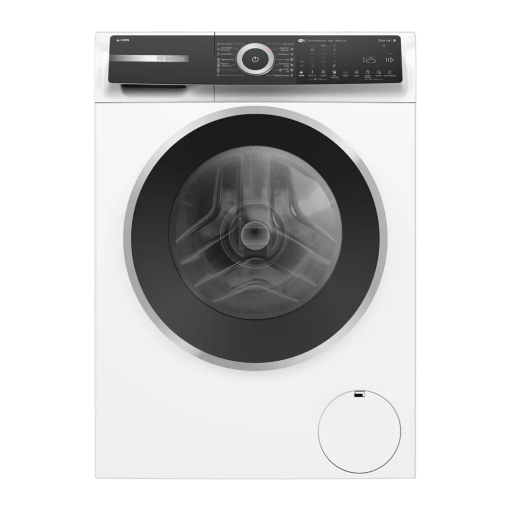 Bosch, Lavadora, Serie 6, 9 kg, i-DOS, IronAssist, blanco, WGH244A0ES [Clase de eficiencia energética A]