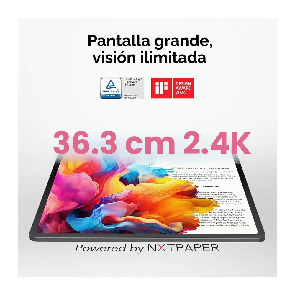 TCL NXTPAPER 14 WiFi + Funda + Pen - Tablet de 14.25" 2.4K, Octa-Core, 8GB de RAM (+8GB Extensión RAM), — 3