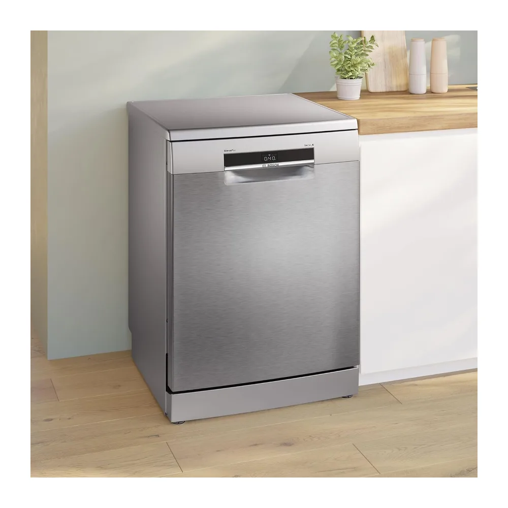Bosch, Lavavajillas libre instalación, 60 cm, Acero antihuellas, SMS6ECI15E [Clase de eficiencia energética A] — 4