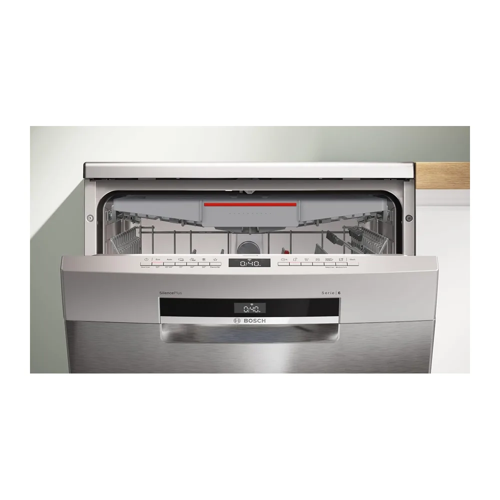 Bosch, Lavavajillas libre instalación, 60 cm, Acero antihuellas, SMS6ECI15E [Clase de eficiencia energética A] — 5