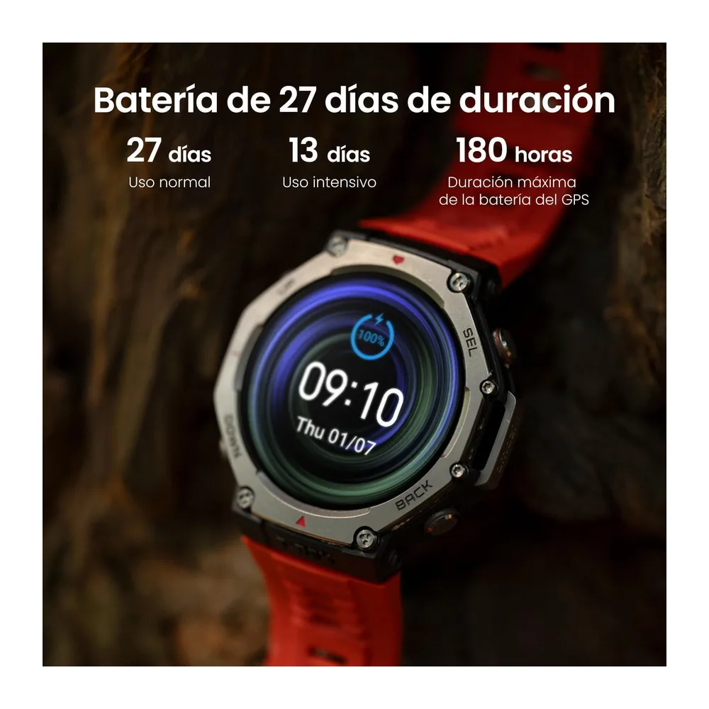 Amazfit T-Rex 3 Outdoor Smartwatch 48mm Pantalla AMOLED — 4