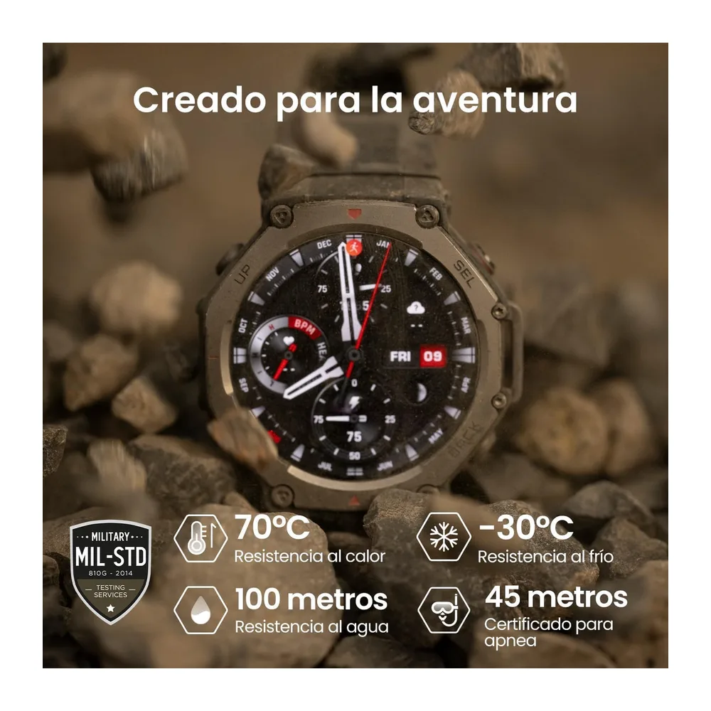Amazfit T-Rex 3 Outdoor Smartwatch 48mm Pantalla AMOLED — 5