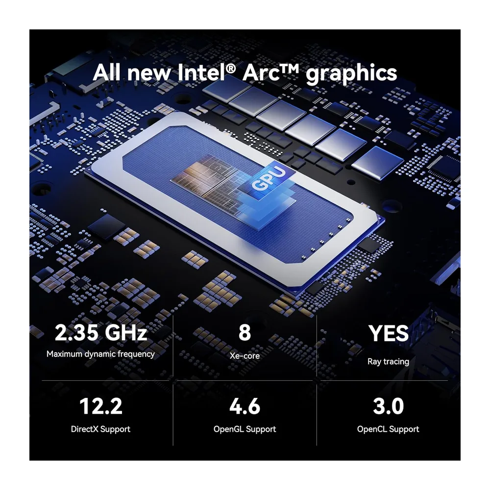 GEEKOM GT1 Mega U9 AI Mini PC con Intel Core U9 185H — 4