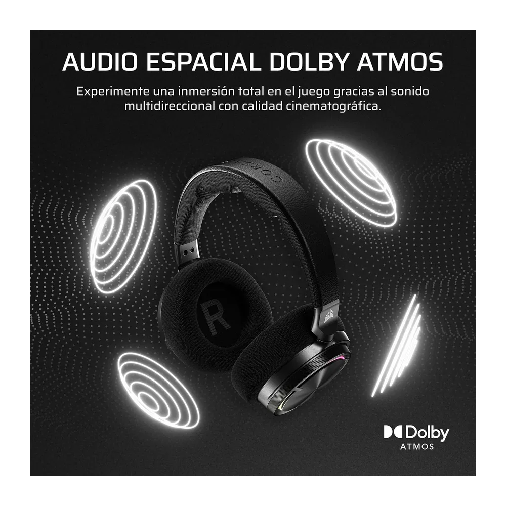 Corsair Virtuoso MAX Wireless Auriculares para Juegos con Bluetooth — 4