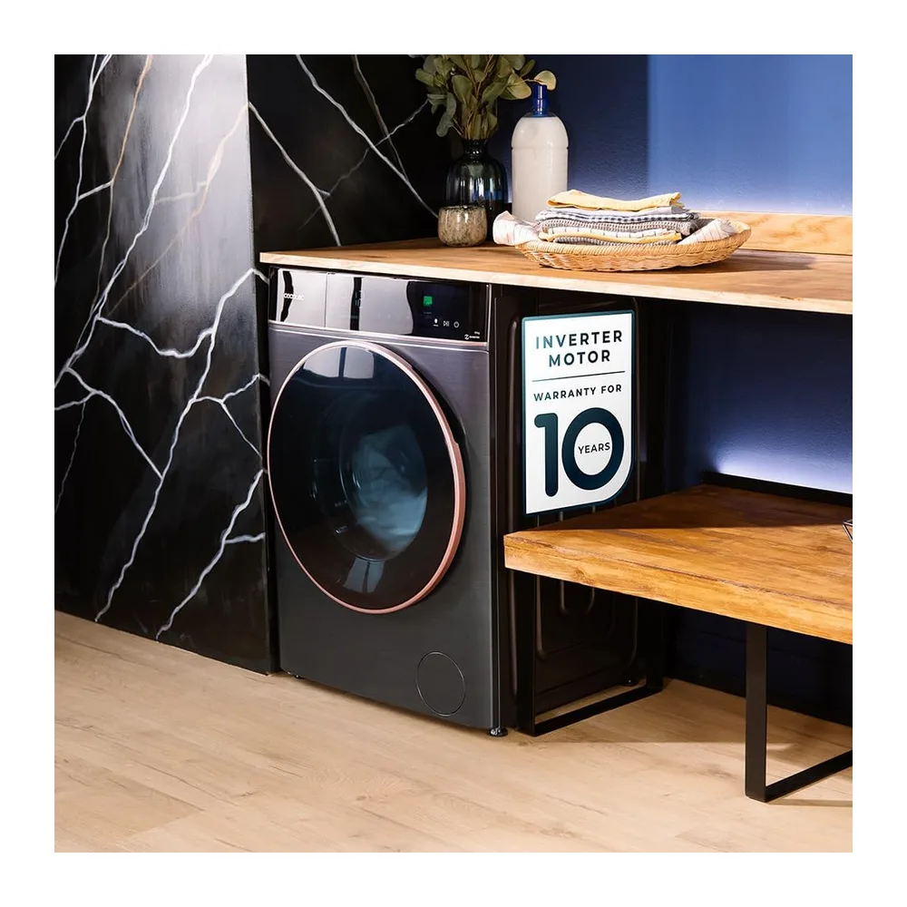 Cecotec Lavadora 10 Kg Carga Frontal Autodosis Bolero DressCode 10900 Autodose Inverter FullColor Steel A — 5