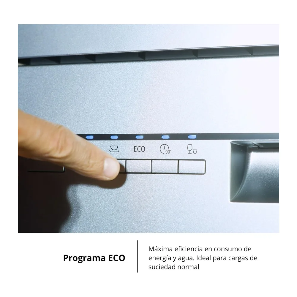 Corberó - Lavavajillas Plus 45 cm | CLVM403X | 10 Cubiertos, 5 Programas con 4 Temperaturas, Indicadores LED — 5