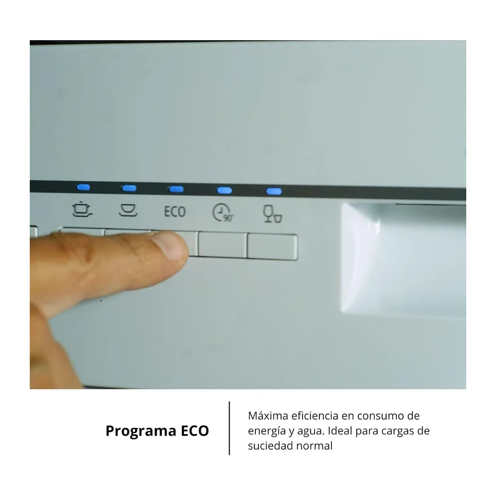 Corberó - Lavavajillas Plus 45cm | CLVM403W | 10 Cubiertos 5 Programas con 4 Temperaturas, Indicadores LED, — 6