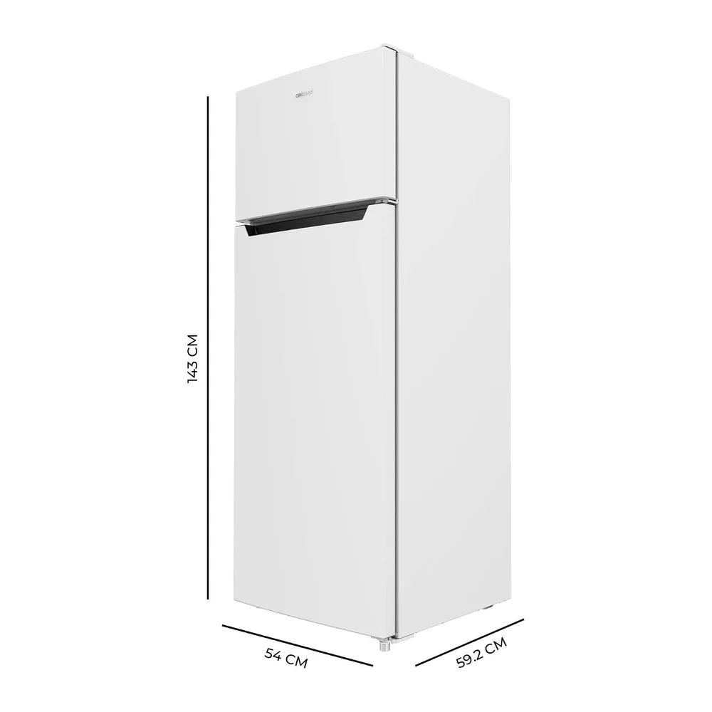 Cecotec Frigorífico 2D Bolero CoolMarket 2D 211 White E. Motor Defrost Frigorífico 2 Puertas Blanco 143X54Cm — 2