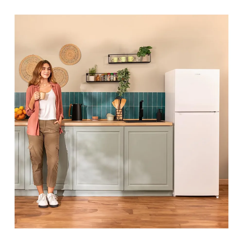 Cecotec Frigorífico 2D Bolero CoolMarket 2D 211 White E. Motor Defrost Frigorífico 2 Puertas Blanco 143X54Cm — 4