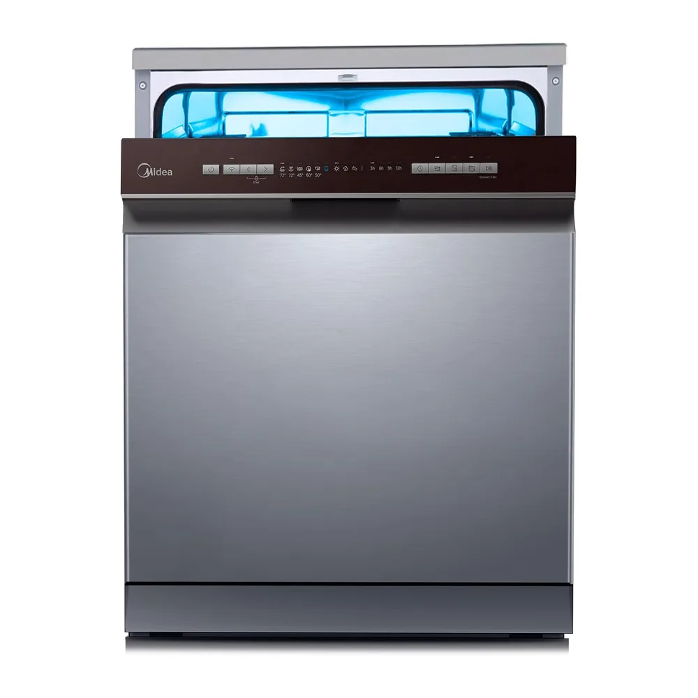 Midea Lavavajillas 60 cm+++ Inox para 14 servicios