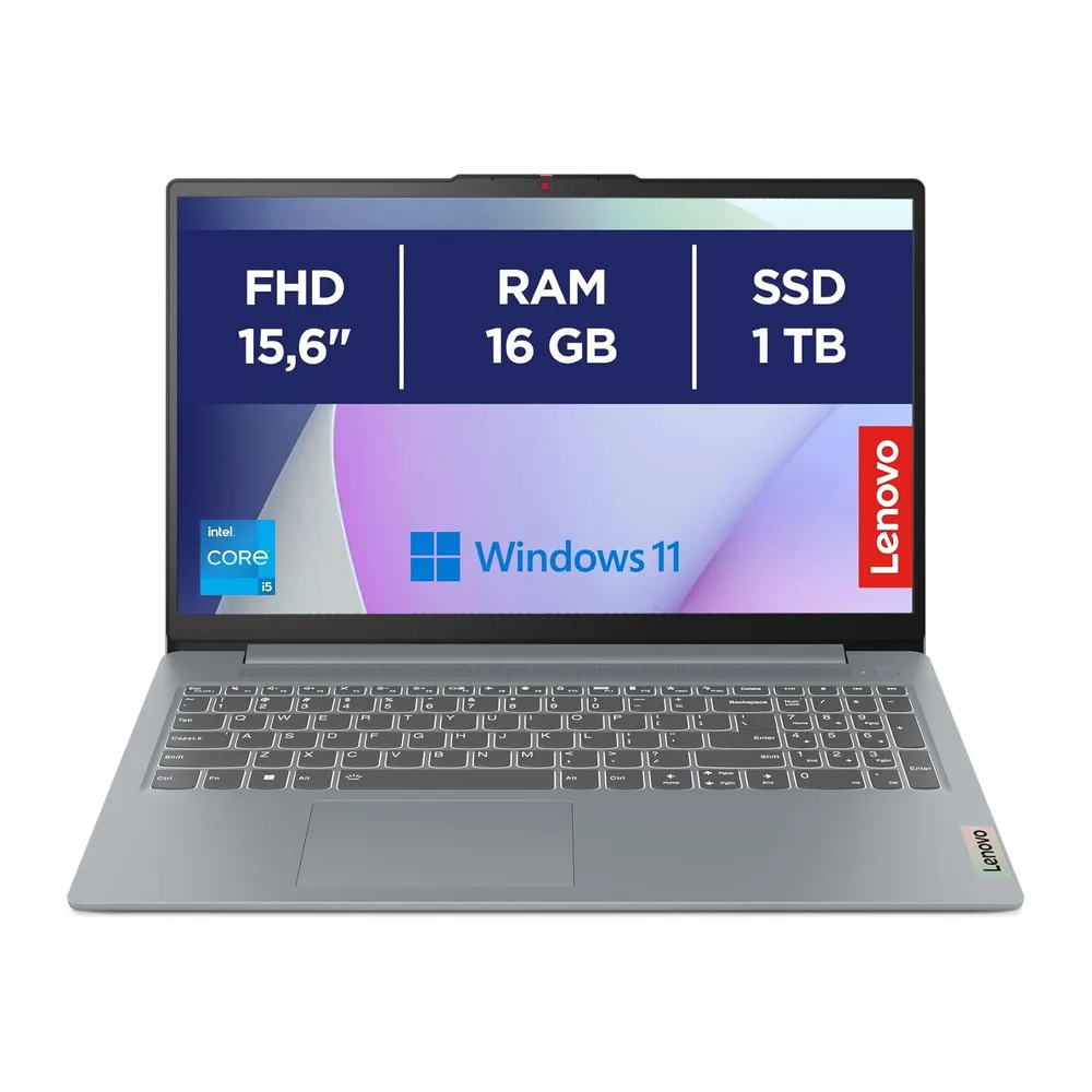 Lenovo IdeaPad Slim 3 Gen 8 - Portátil 15.6" FHD Intel Core i5-13420H, 16 GB RAM, 1 TB SSD, Wi-Fi 6, Win11