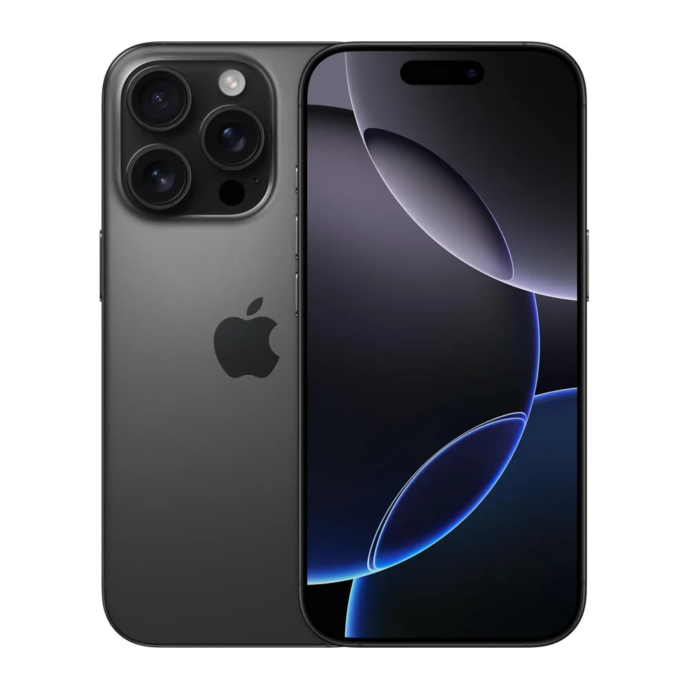 Apple iPhone 16 Pro, 256GB, Titanio Negro (Reacondicionado)