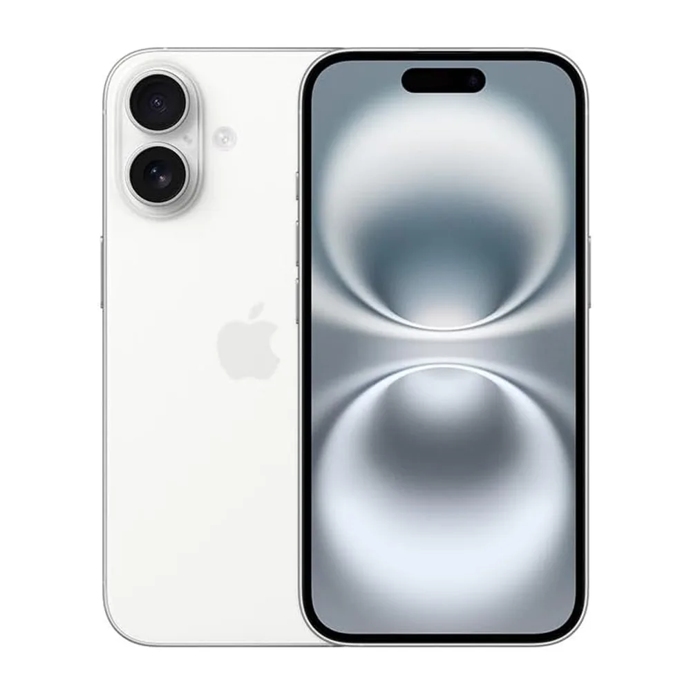 Apple iPhone 16, 256GB, Blanco (Reacondicionado)