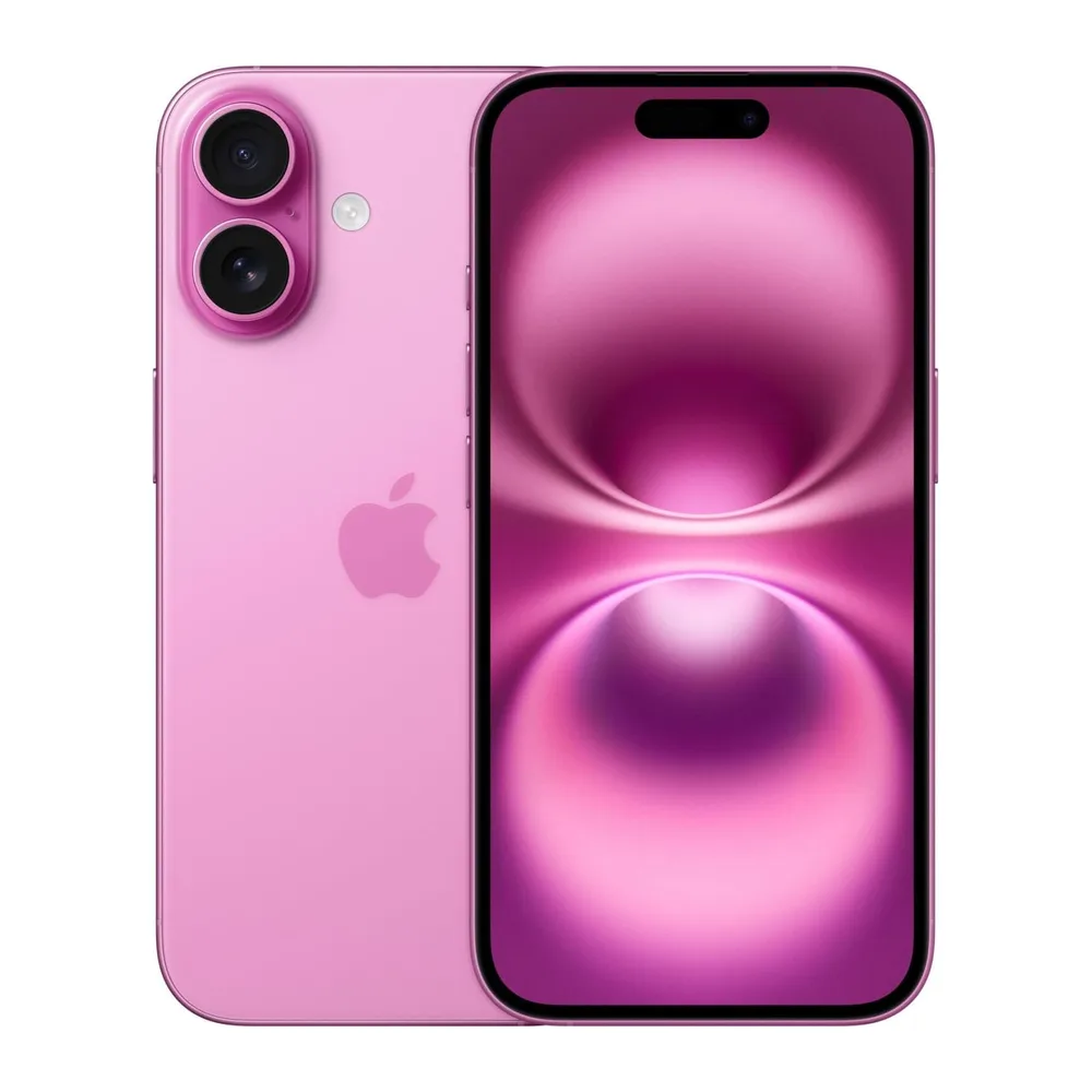 Apple iPhone 16, 128GB, Rosa (Reacondicionado)