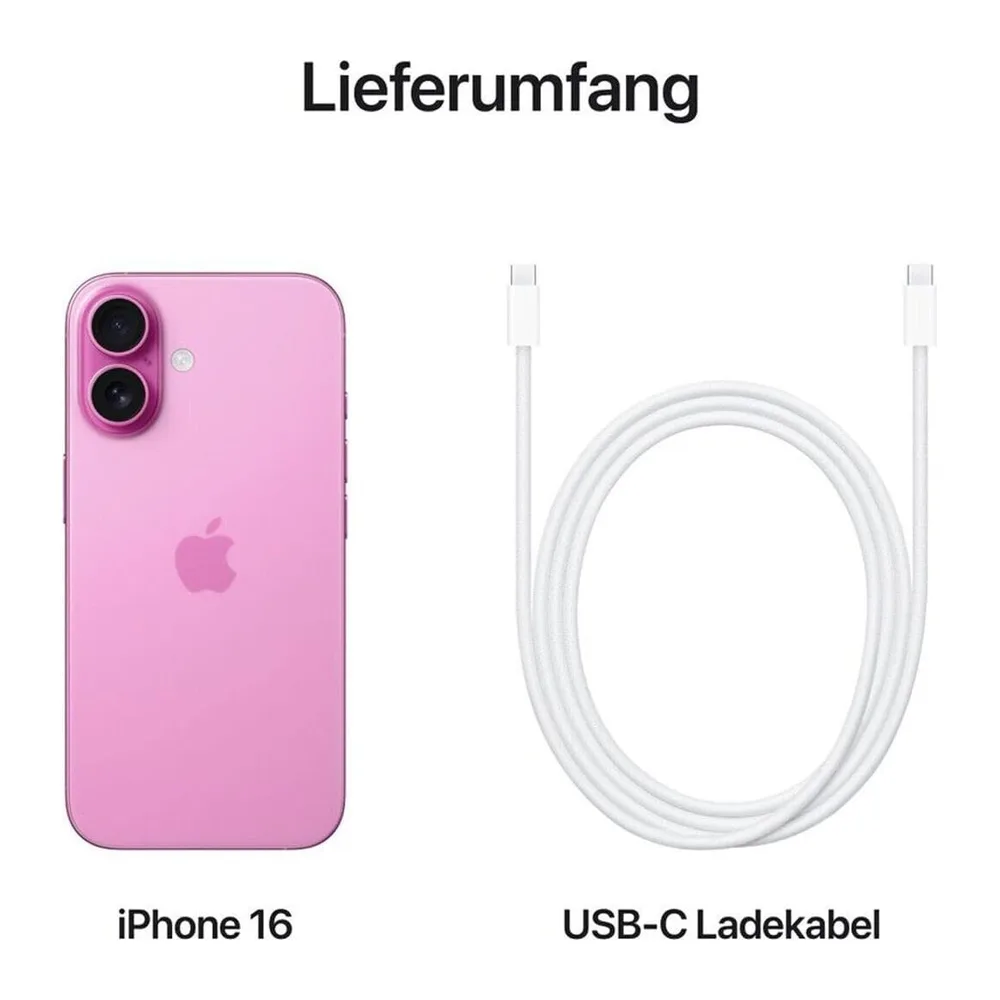 Apple iPhone 16, 128GB, Rosa (Reacondicionado) — 6