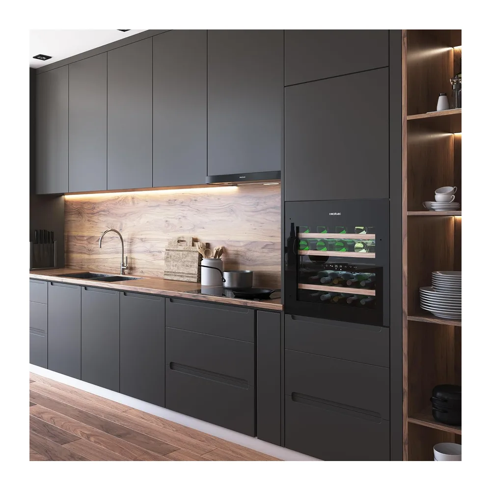 Cecotec Vinoteca Integrable con Compresor 36 Botellas GrandSommelier Duo 36000 Touch Black Compressor. — 3
