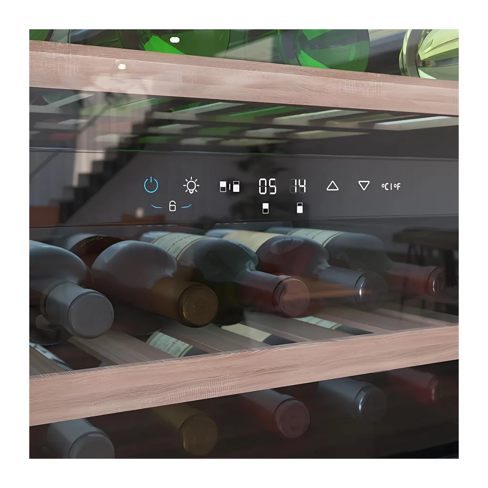 Cecotec Vinoteca Integrable con Compresor 36 Botellas GrandSommelier Duo 36000 Touch Black Compressor. — 6