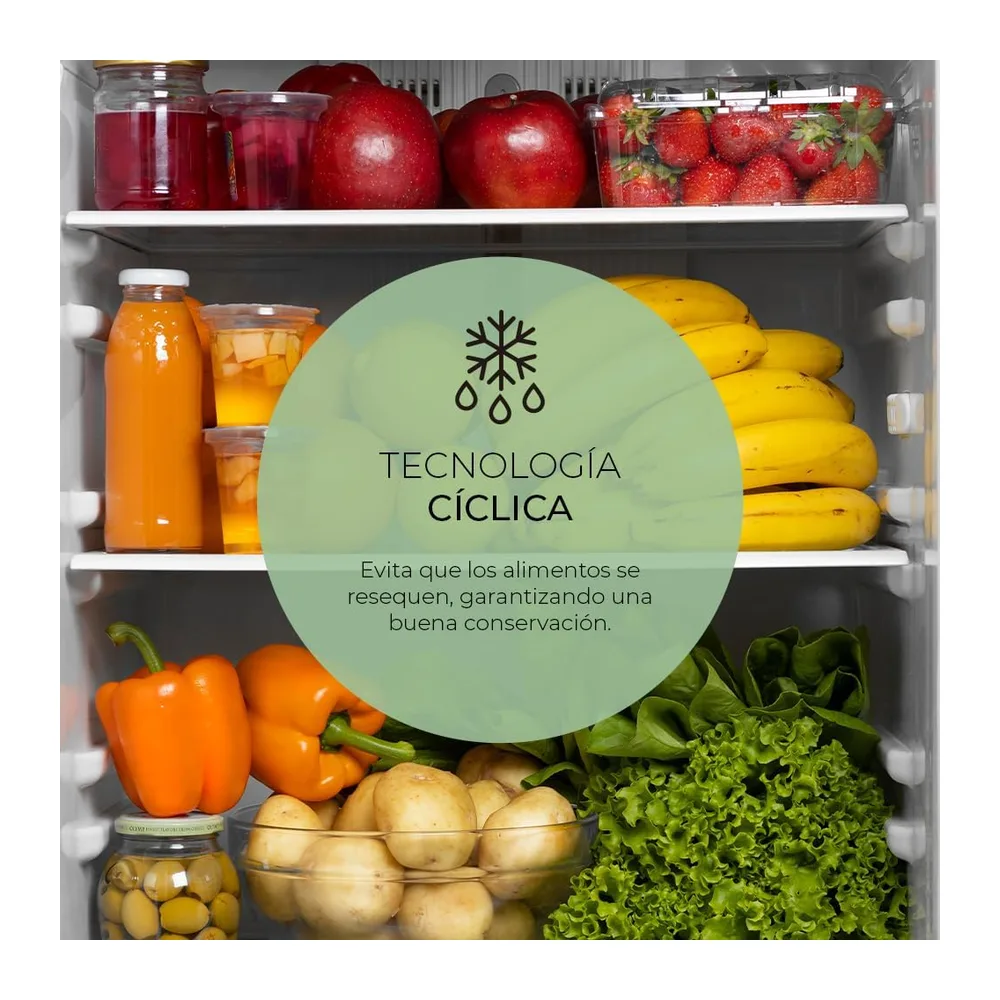 Svan Frigorífico Refrigerador Blanco SR145501E. Capacidad 242 L — 5