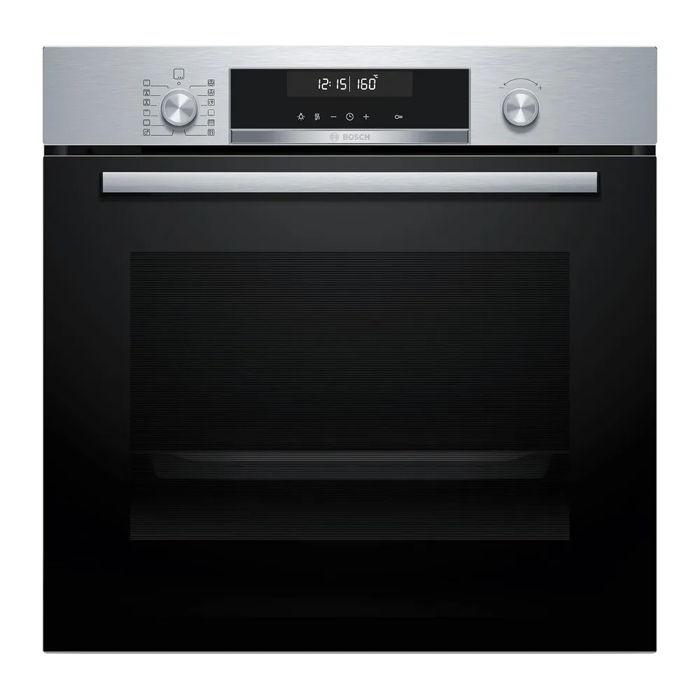 Bosch, Horno Multifunción, Serie 6, Pirólisis, AirFry, Acero, HBG578ES3 [Clase de eficiencia energética A+]