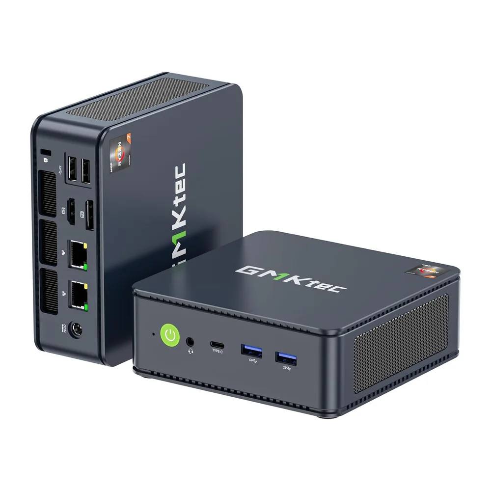 GMKtec AMD Ryzen 7 Mini PC W-11 Pro 7730U(Schlagen Sie Ryzen 7 5825U) (8 C/16 T4,50 GHz)