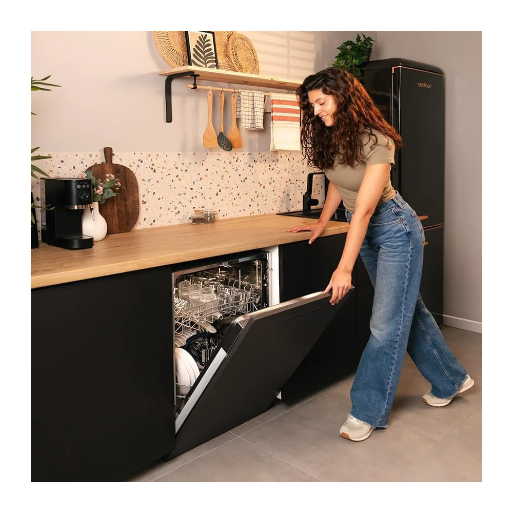 Cecotec Lavavajillas Integrable de 60cm Bolero Aguazero 6102 Full-BI E. 1850W — 2